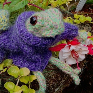 sweater only , for frog thank you dotpebbleknits Purple