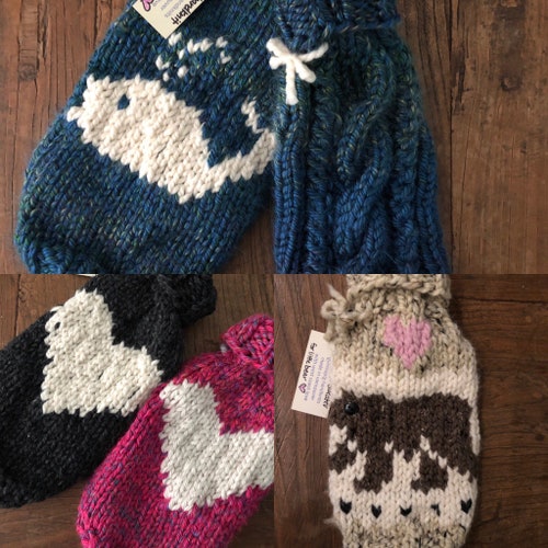 Dog Sweater Squirrels Chunky Handknit XSL Etsy