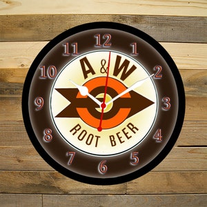 A&w Clock - Etsy