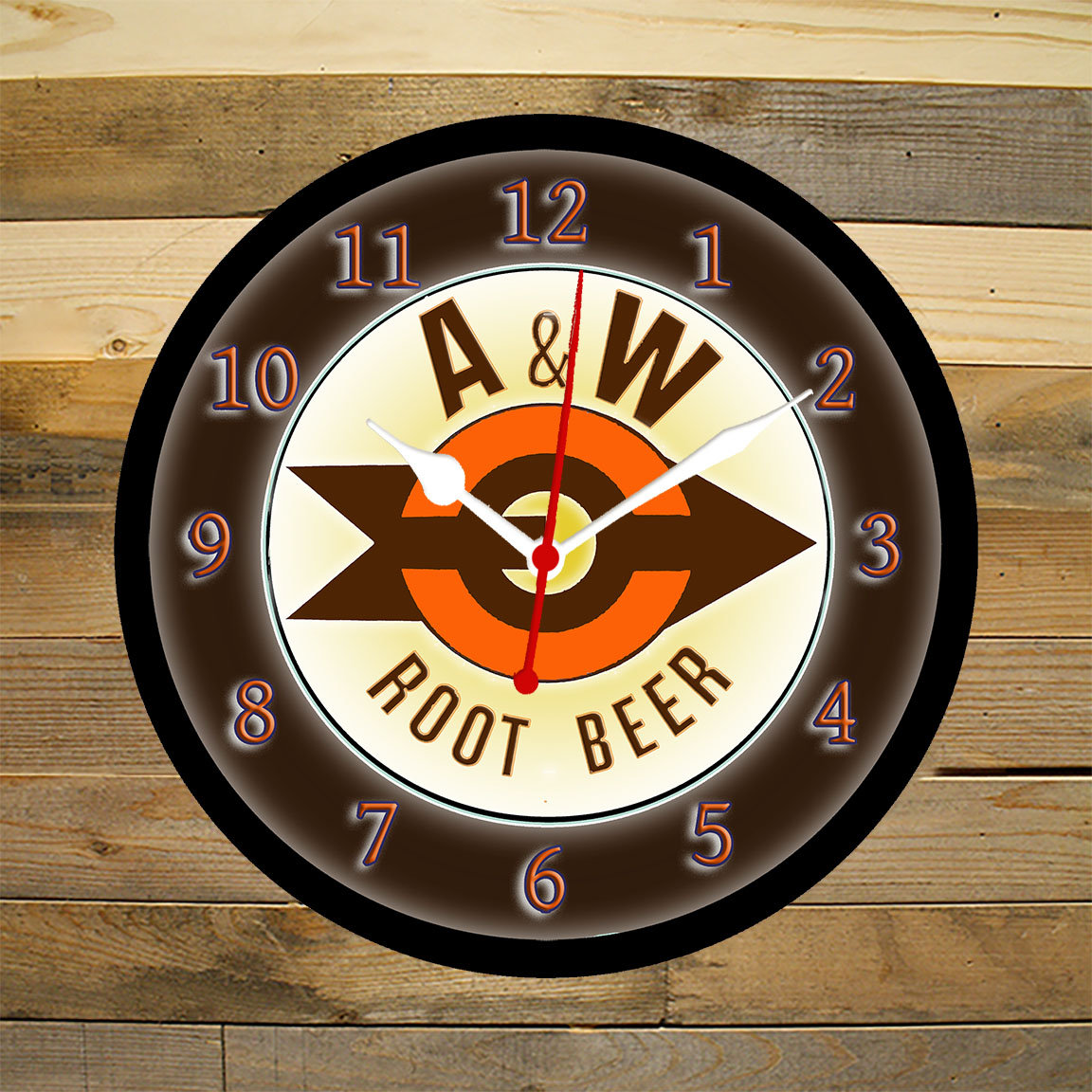 A&w Clock - Etsy