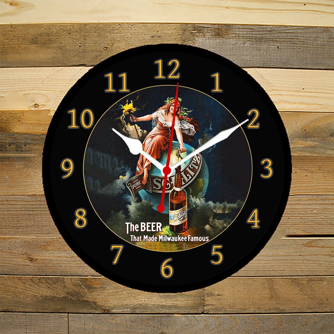 Old Milwaukee Beer Clock - Etsy