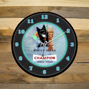 Champion Spark Plug Clock - Etsy Champion Spark Plug Clock - Etsy