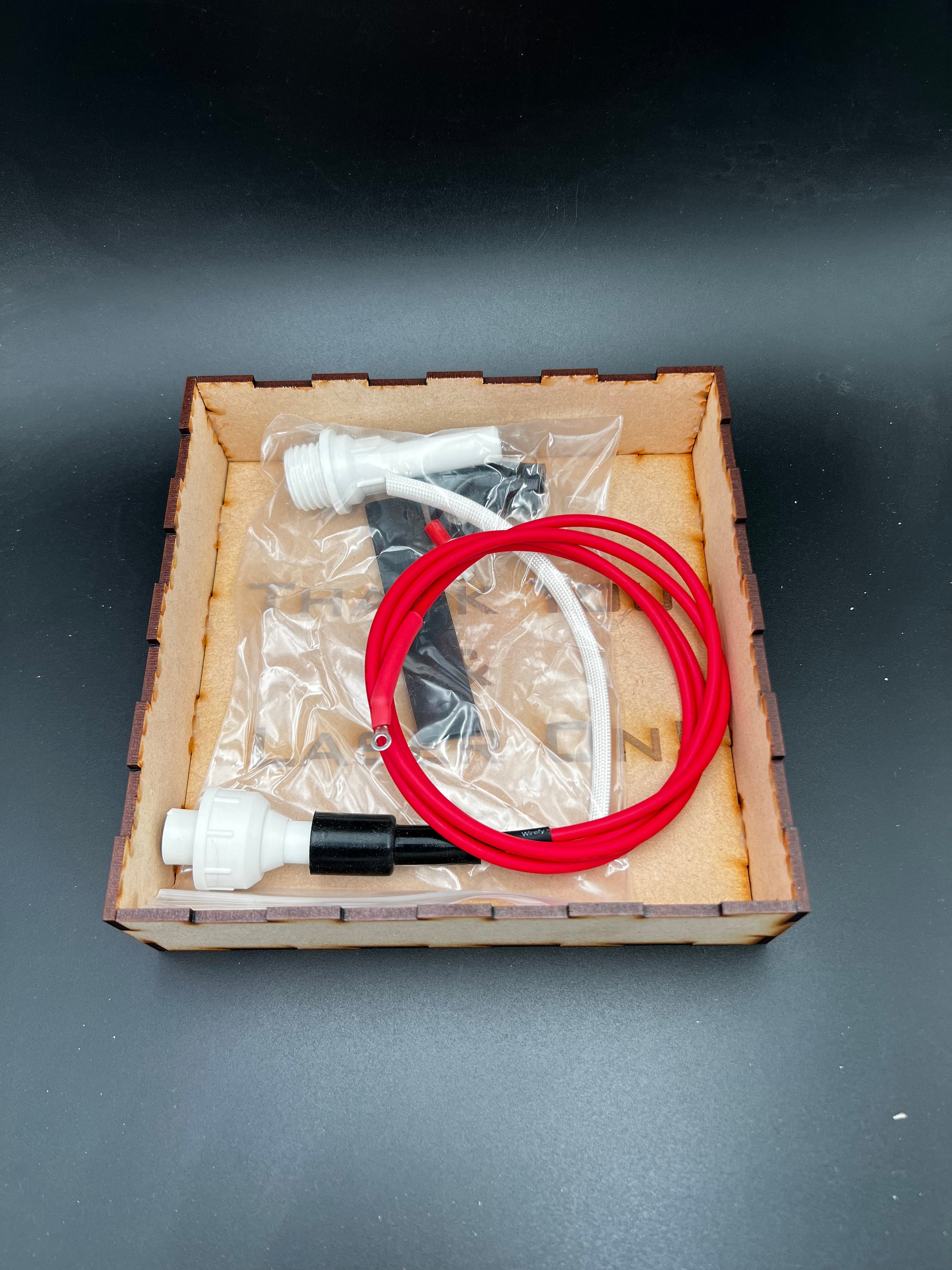 Glowforge High voltage red wire short splice repair kit
