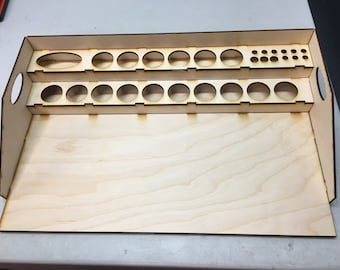 16.7" x 10.6" paint station SVG file