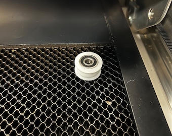 Glowforge Laser tensioner pulley for carriage belt