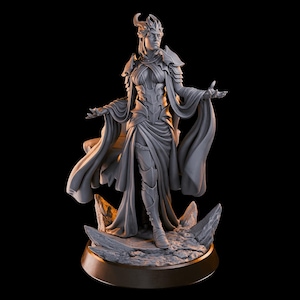 Female Human Warlock / Sorceress / dnd / unpainted