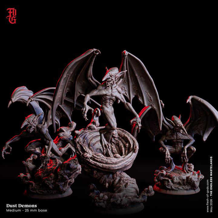 Dust Sand Demons / Dnd Unpainted Mini - Etsy
