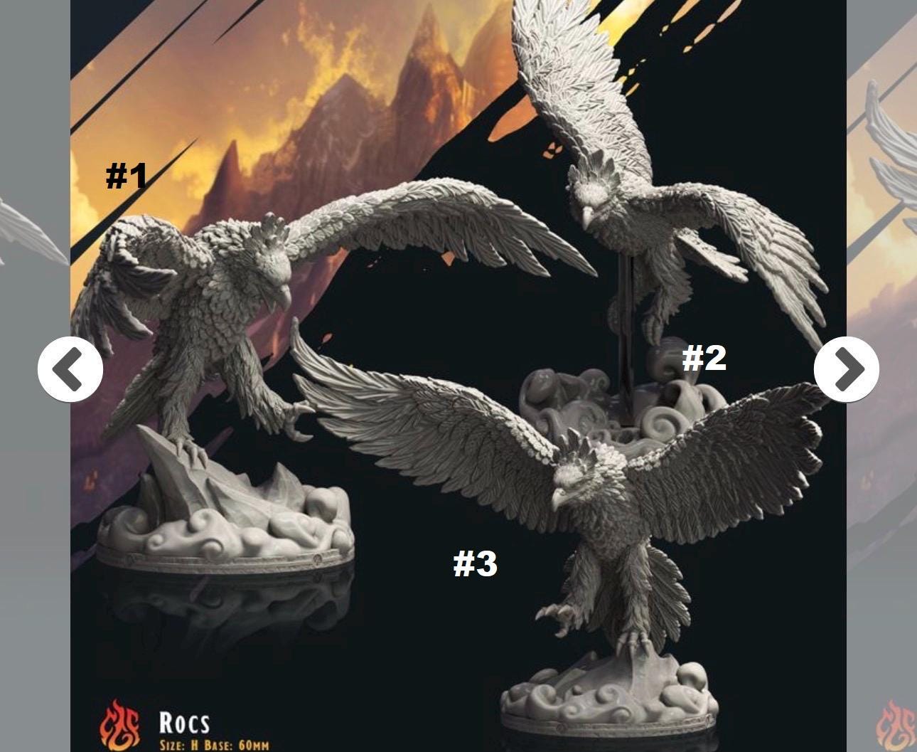 Roc Birds / Pick Your Pose - Etsy