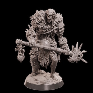 Skeleton undead zombie ORC / unpainted dnd mini