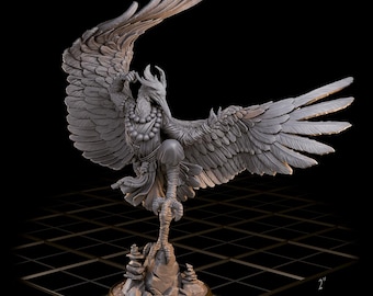 Crane Monk / Birdfolk / DND mini