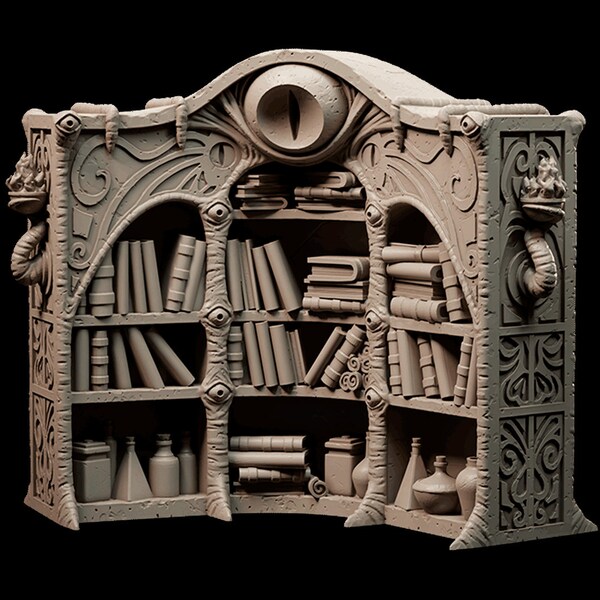 Dungeons and Dragons Bookshelf Etsy