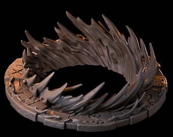 Teleport Circle spell / Dnd unpainted mini