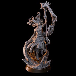 Female Genasi / DND/ Unpainted