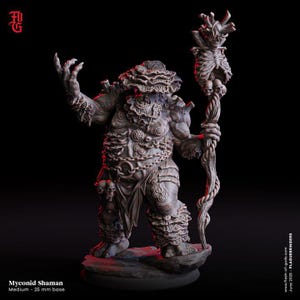 Fungo Xamã Miconídeo / Mini Dnd sem pintura