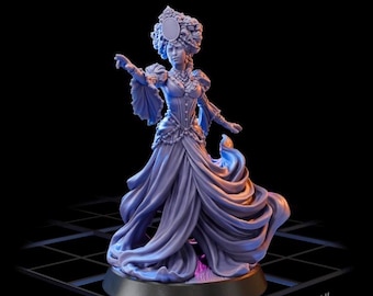 Noble ghost lady / DnD min unpainted