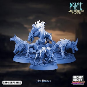 Hell Hounds STL digital download / RPG / DND