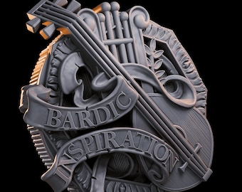 Bardic Inspiration Token / unpainted mini