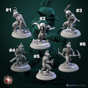 Goblin SET or individual / unpainted / dnd