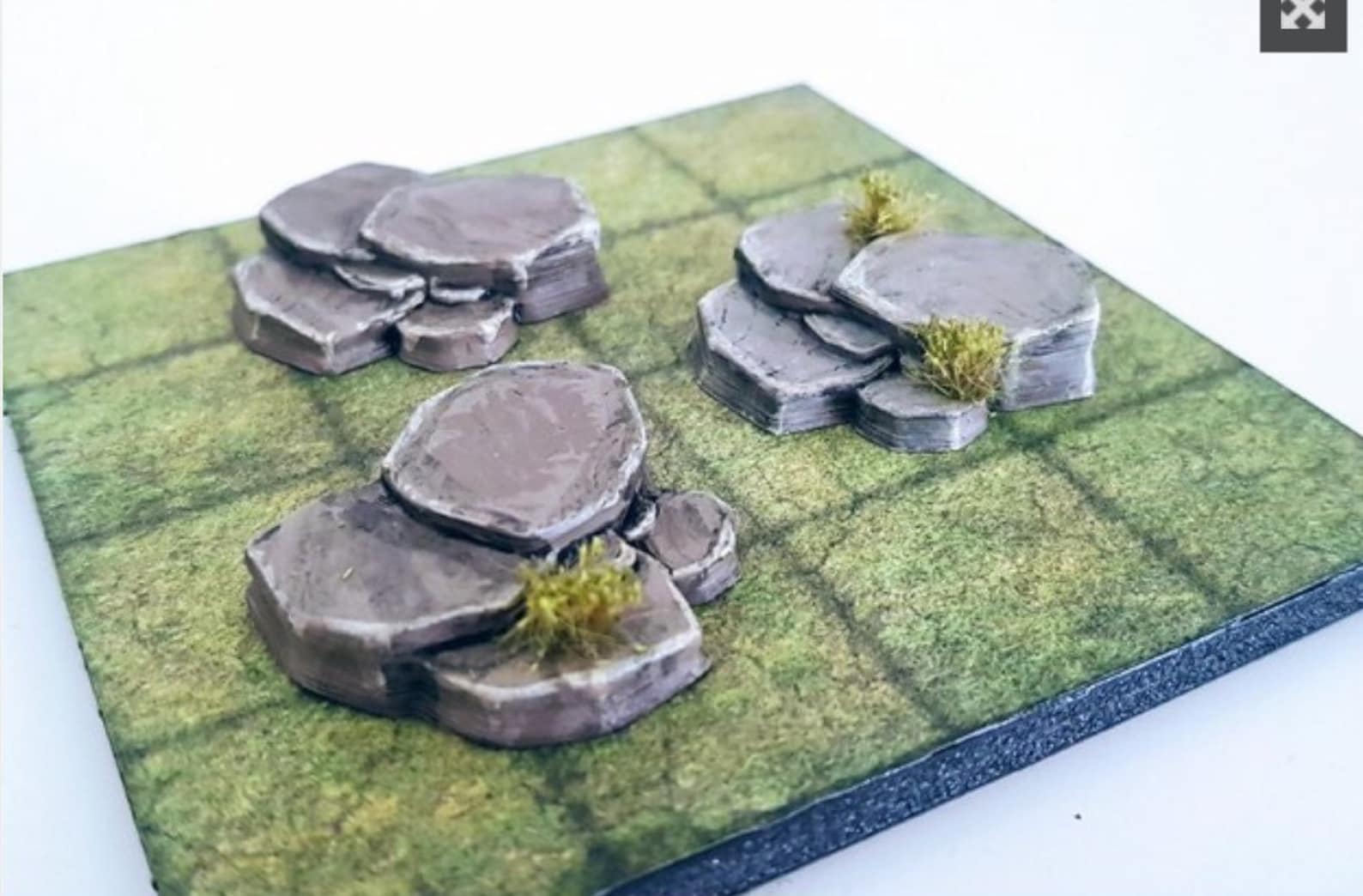 Small Rock Cluster 28mm Dnd Unpainted - Etsy