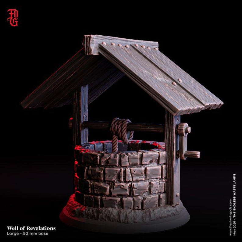 Mimic Base Mimic Well / Dnd Unpainted Mini 50mm Base - Etsy