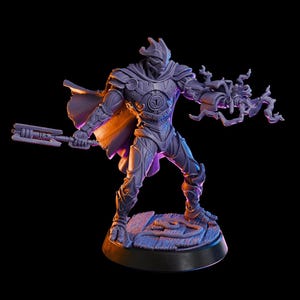 Construct Mage / Robot / DND RPG unpainted mini
