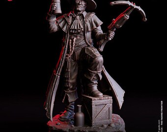Male Cowboy Prophet Gunslinger / dnd unpainted