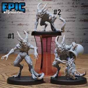 Quasit demoner set eller individuellt / dnd omålat mini