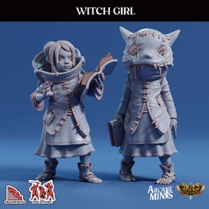 witch child in costume dnd