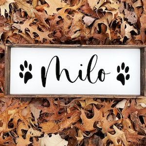 Custom Pet Sign | Custom Pet Decor | Custom Pet Name Sign | Dog Decor | Cat Decor | Dog Wood Sign | Cat Wood Sign | Dog Sign | Cat Sign