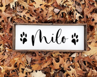 Custom Pet Sign | Custom Pet Decor | Custom Pet Name Sign | Dog Decor | Cat Decor | Dog Wood Sign | Cat Wood Sign | Dog Sign | Cat Sign