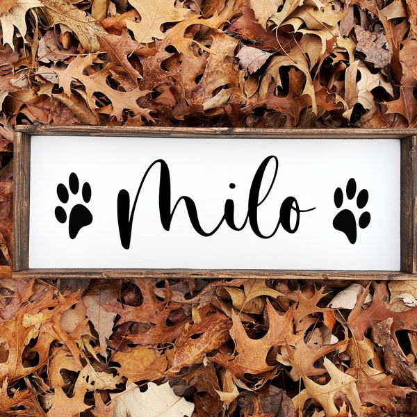 Custom Pet Sign | Custom Pet Decor | Custom Pet Name Sign | Dog Decor | Cat Decor | Dog Wood Sign | Cat Wood Sign | Dog Sign | Cat Sign