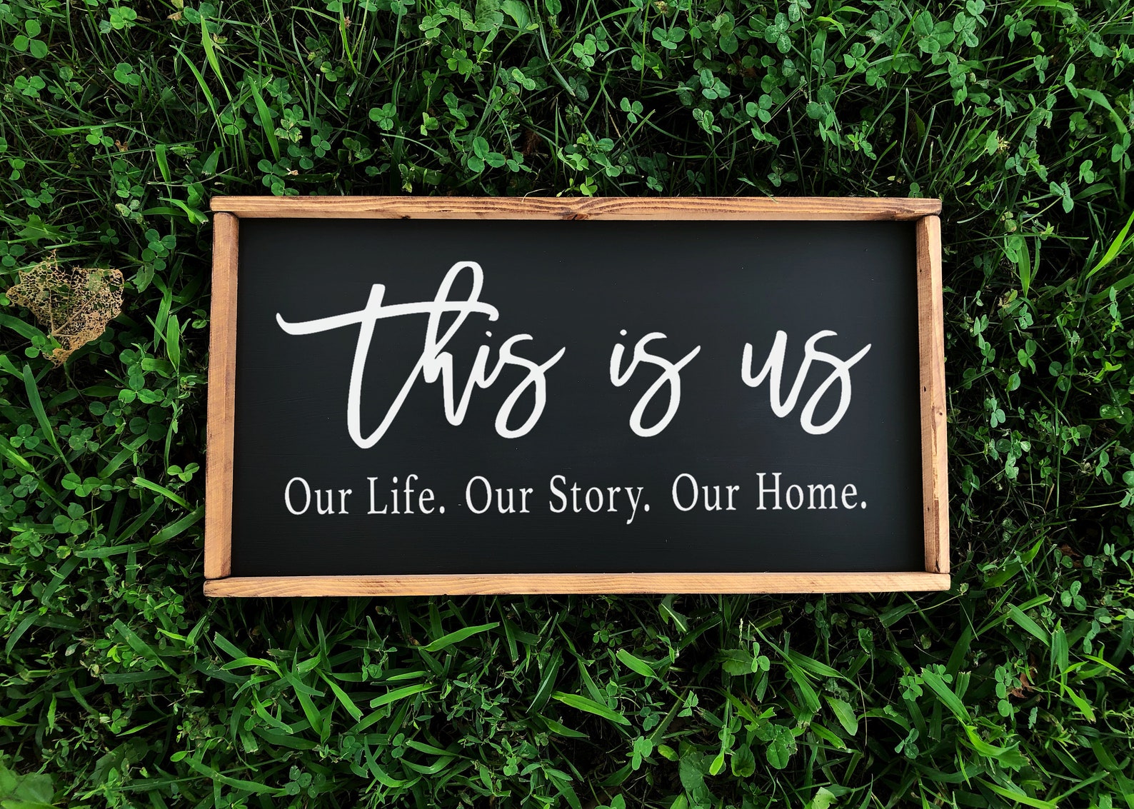 This is Us Sign Home Decor Wood Signs Farmhouse Signs Etsy