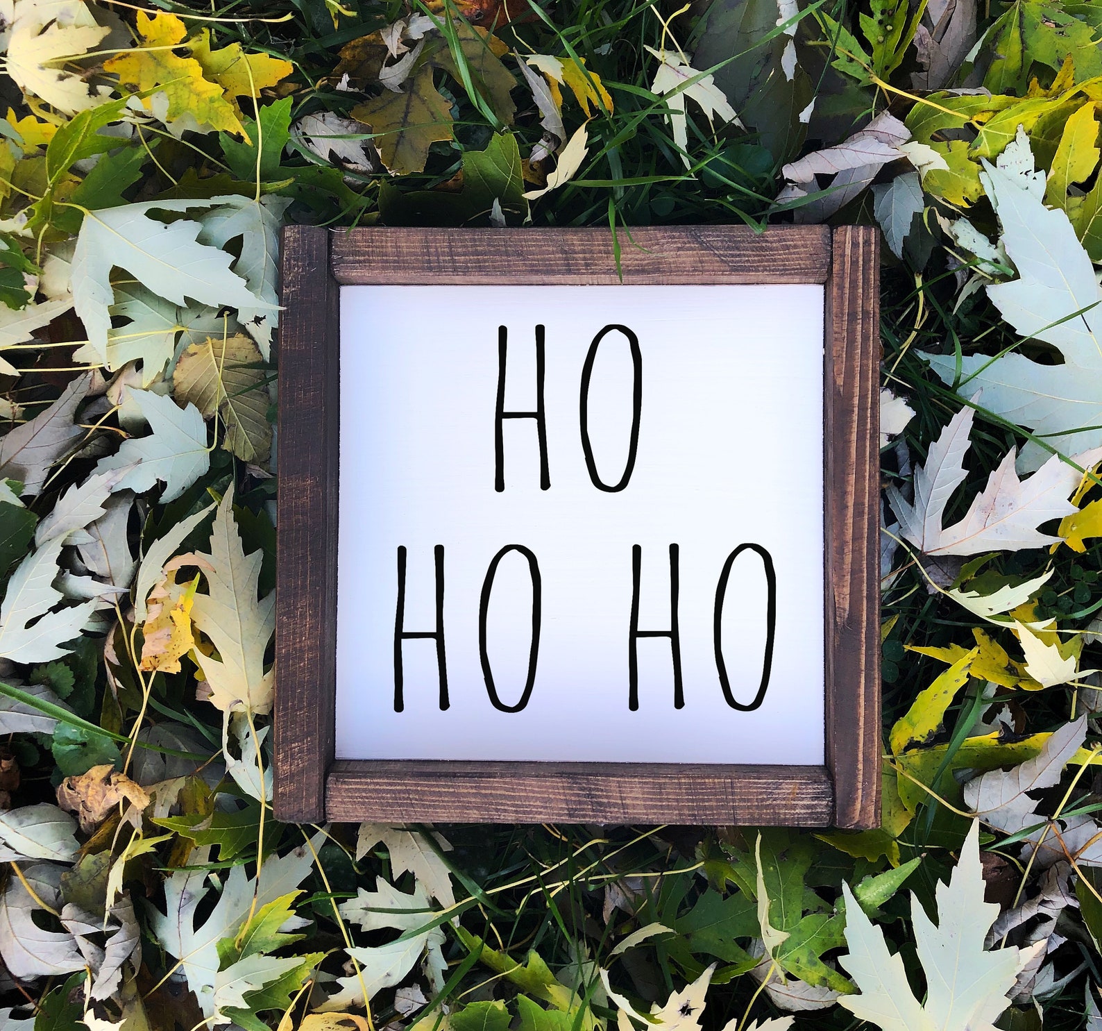 Ho Ho Ho sign Wood Signs Wood Sign For Homes Christmas Etsy