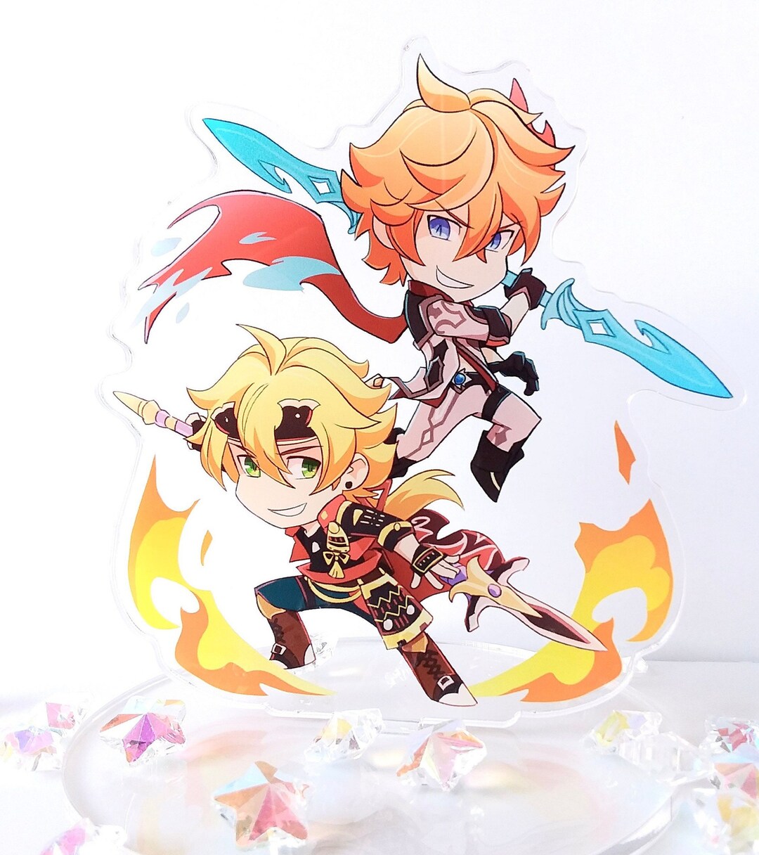 Genshin Impact Thoma and Childe Stand - Etsy