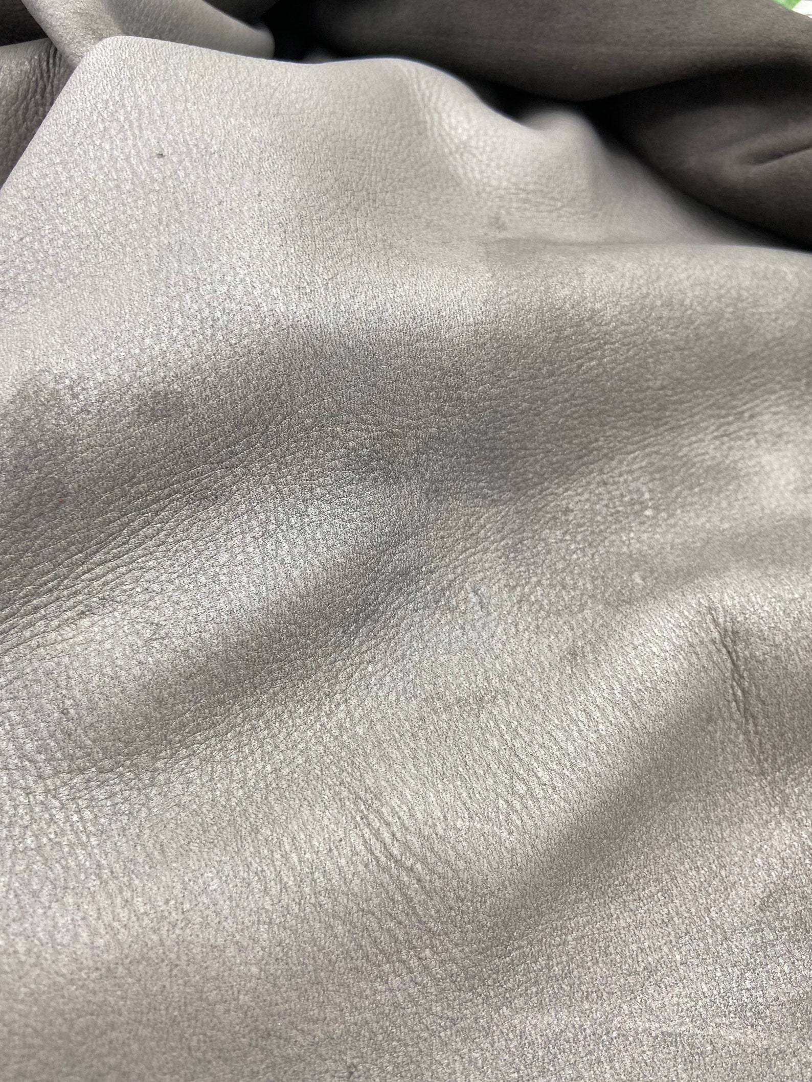 Bolso de piel de ciervo bolsa de cremallera mediana longitud | Etsy