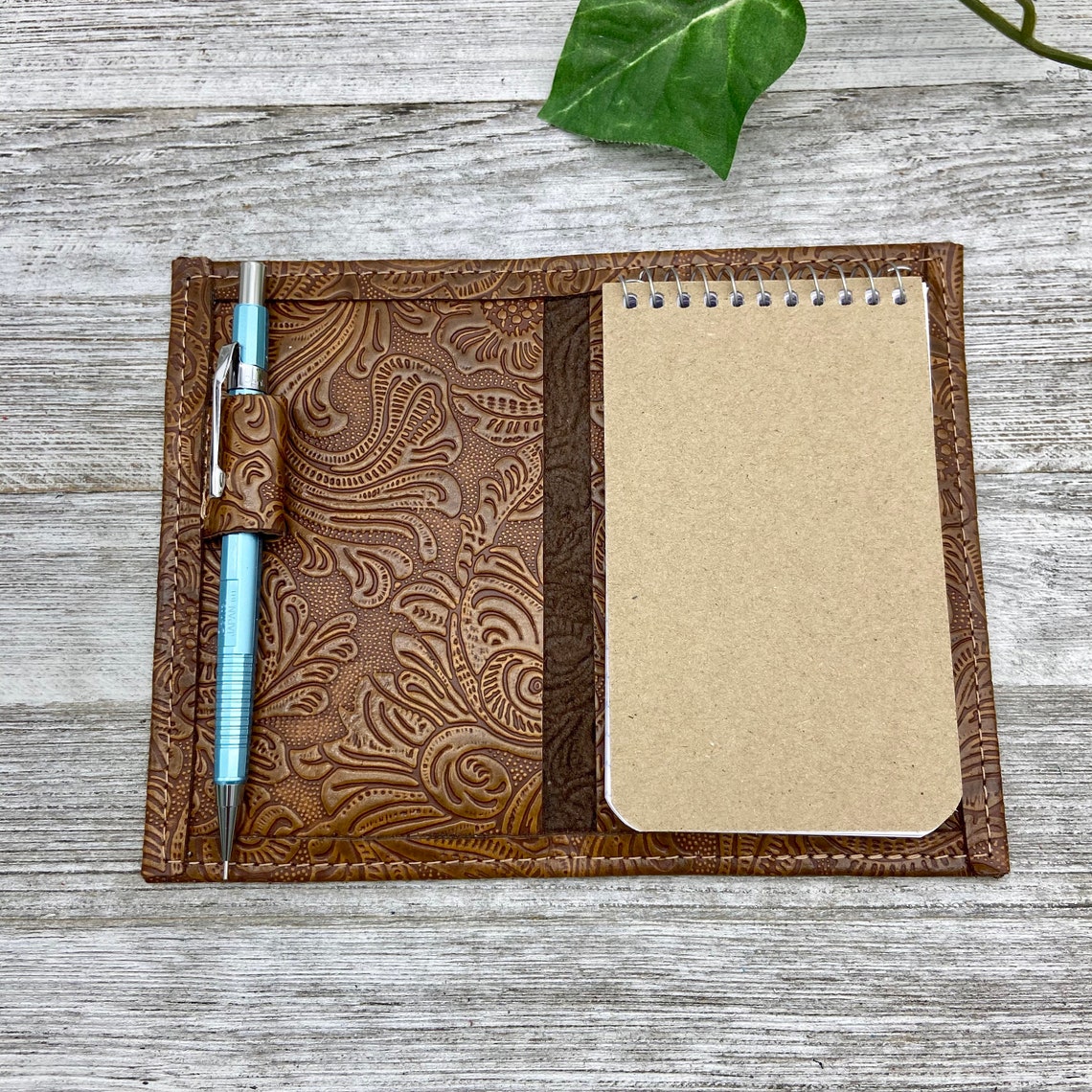 Leather Notepad Mini Memo Pad Mini Leather Journal Etsy