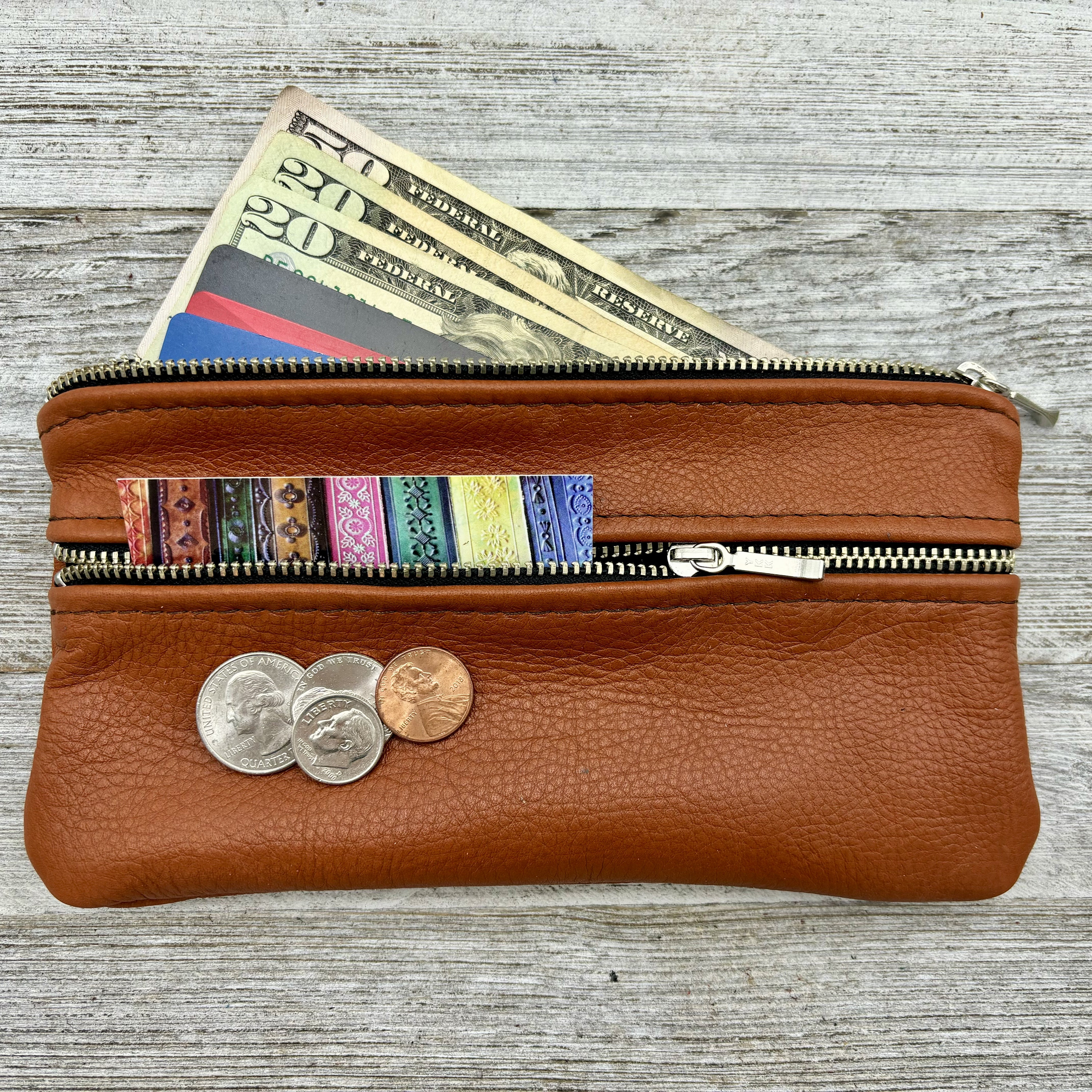 CestAntiQ, Leather currency pouch | Utility Pouch | Leather money pouch |  Leather currency envelope | Leather Currency bag | Currency Organizer 