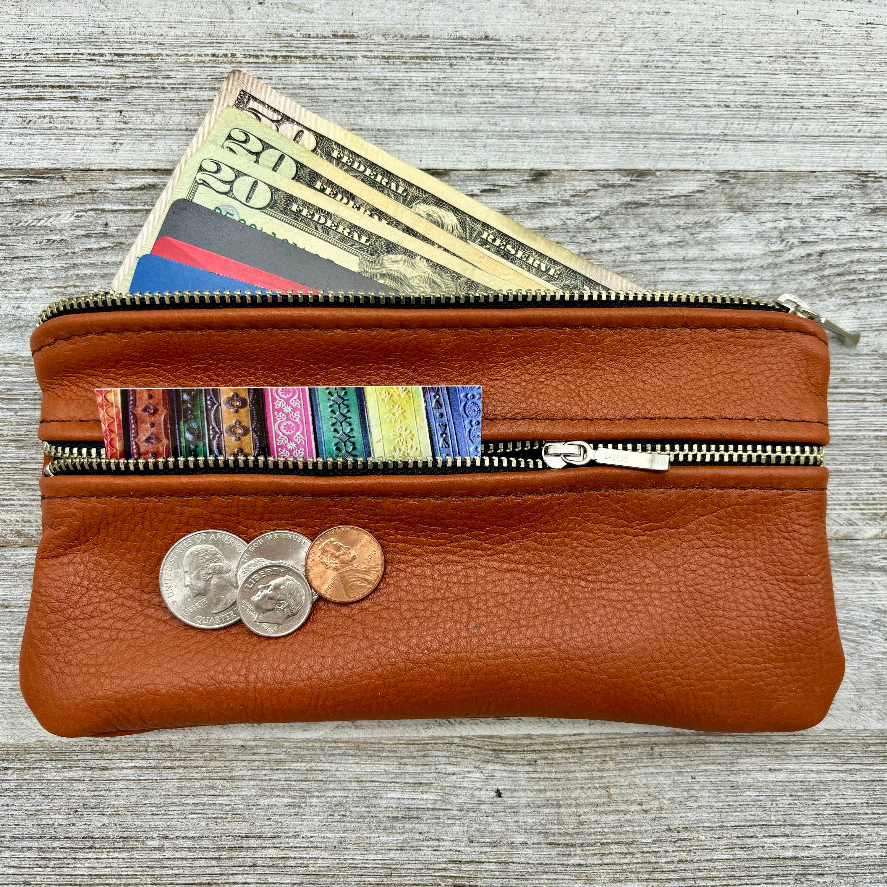 CestAntiQ, Leather currency pouch | Utility Pouch | Leather money pouch |  Leather currency envelope | Leather Currency bag | Currency Organizer 