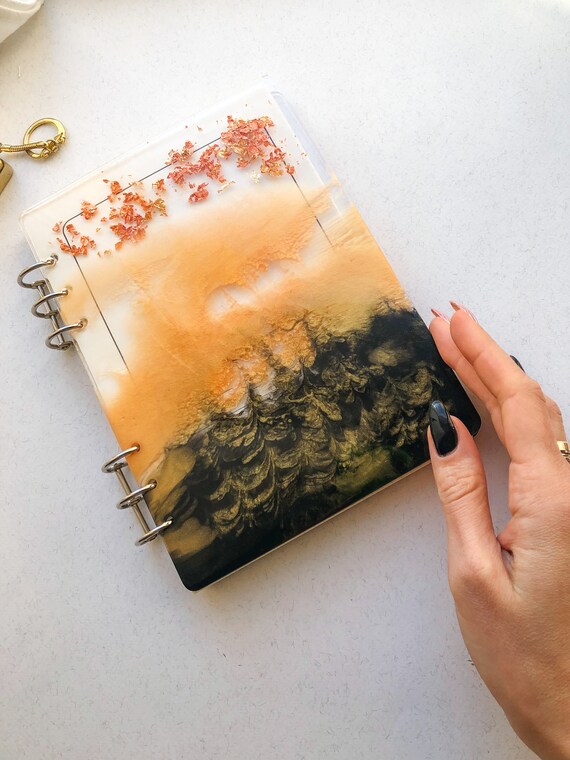 Handmade Resin Notebook Personal Journal Epoxy Resin Etsy