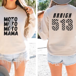 Motocross Sweatshirt For Motocross Mom Gift For Motocross Mama Sweater For Motocross Mama Sweatshirt