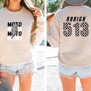 Motocross Sweatshirt For Motocross Mom Gift For Motocross Mama Sweater For Motocross Mama Sweatshirt