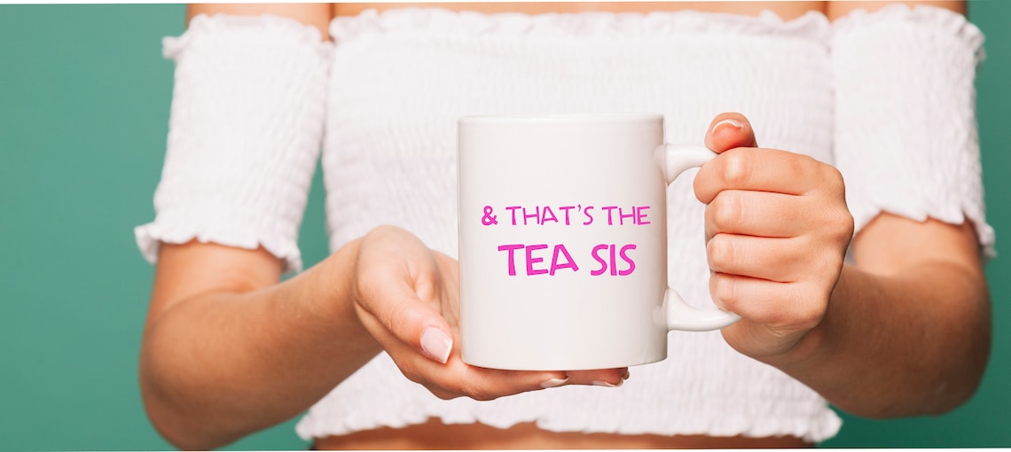 Thats the Tea Sis Thats the Tea Mug Spill the Tea Southern Etsy