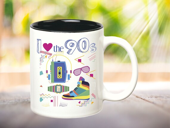 I Love The 90s Mug 90s Coffee Mug 90s Gift 90s Girl 90s Items Etsy