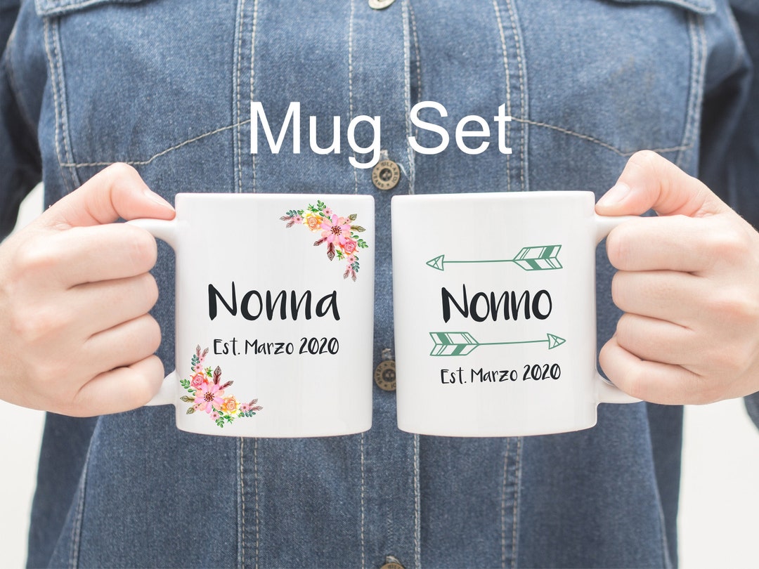 Nonna Mug Nonno Mug Nonno and Nonna Gifts Nonno Gift Etsy