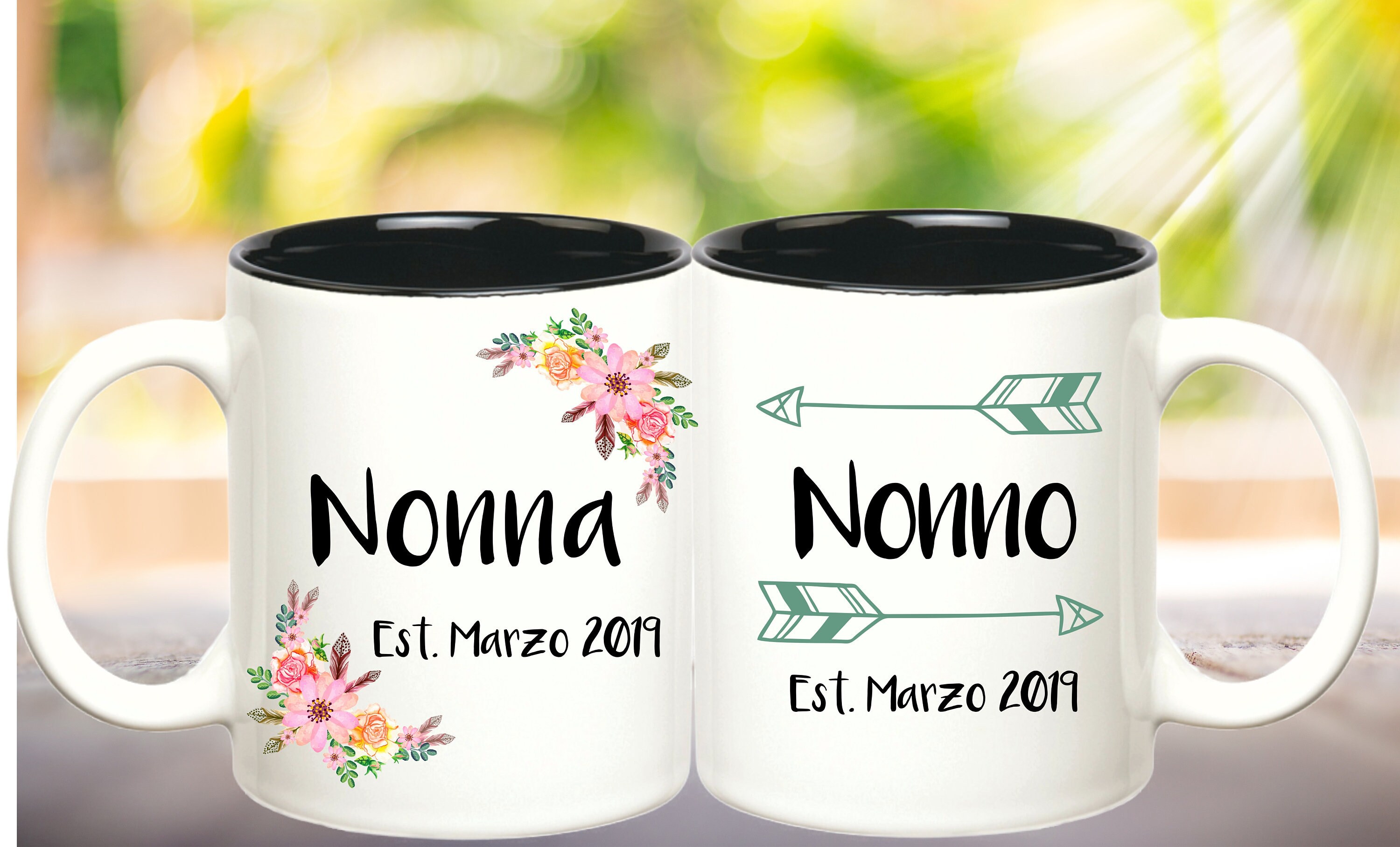 Nonna Mug Nonno Mug Nonno and Nonna Gifts Nonno Gift Etsy