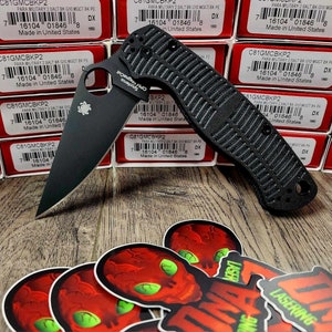 Spyderco Para Military 2 Salt Knife – DLC MagnaCut – Black G10 – Complete Knife – EDC Gear – Made in USA