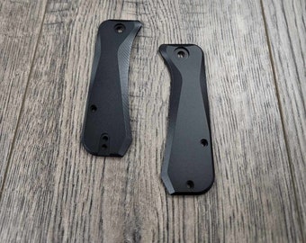 WE Banter Groove Schwarze Titan Griffschalen für WE Banter Messer