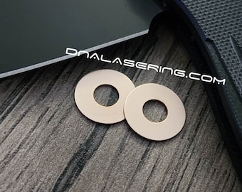 Benchmade Bugout / Mini Bugout / Bailout - Phosphor Bronze Oversized Replacement Washers Made in the USA