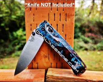Shipwreck Patina - Benchmade Bugout Crossfade - Copper Knife Scales - *Scales / Knife handles Only* Flytanium