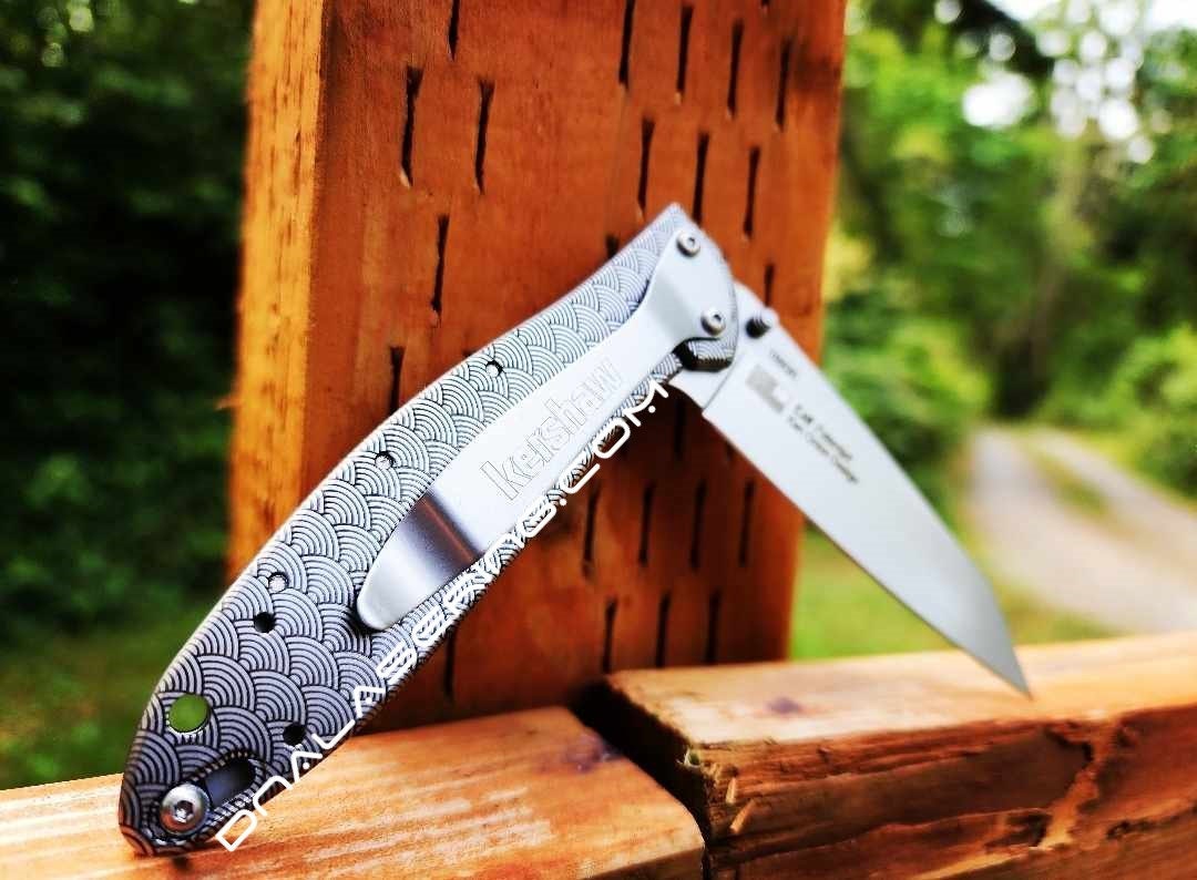 Japanese Warrior - Samurai Skull - Kershaw Random Leek Framelock